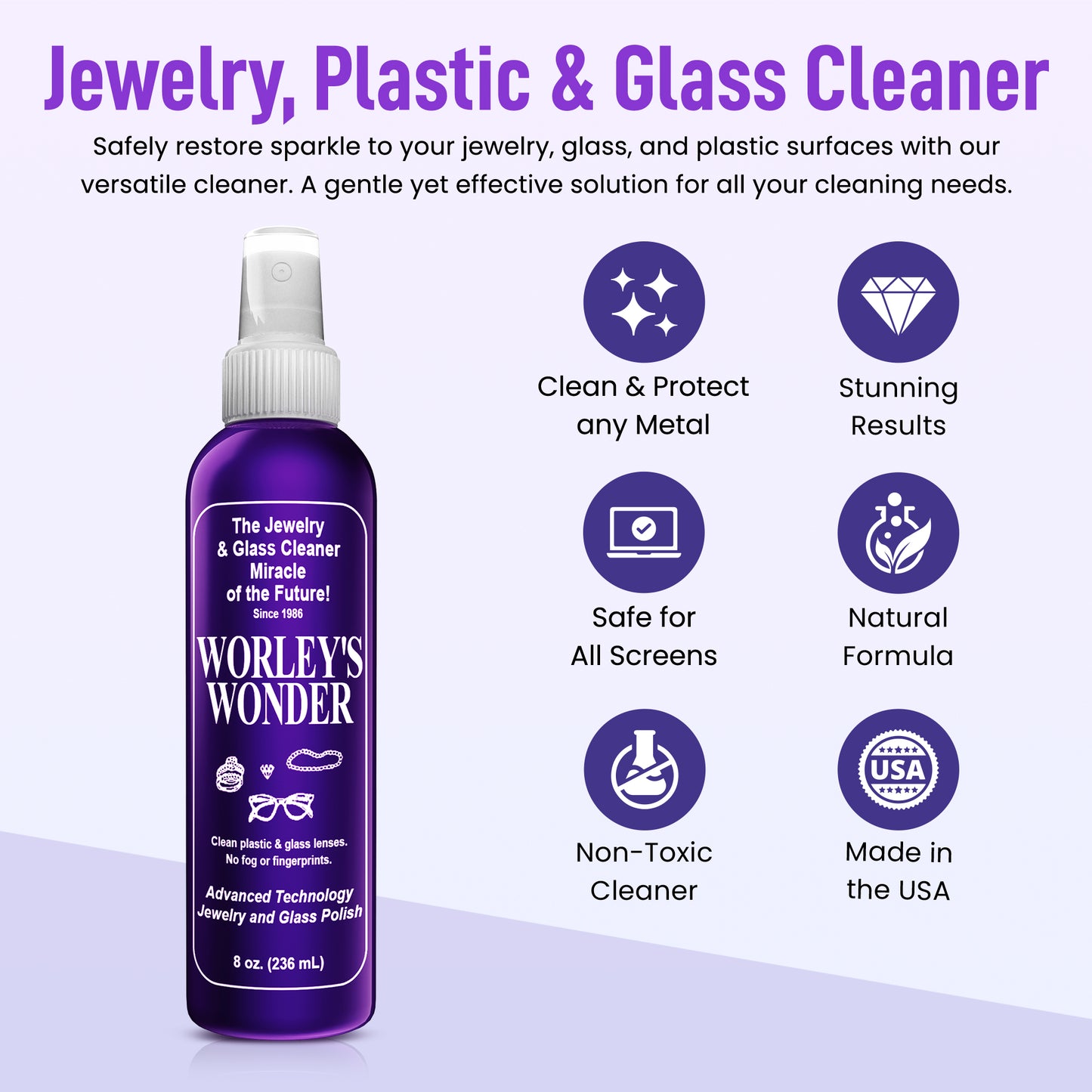 Worley's Wonder - 8 Ounce Spray Bottle