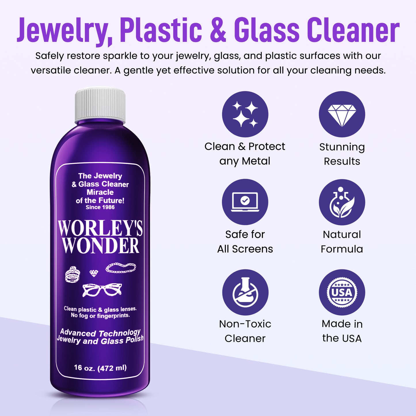 Worley's Wonder - 16 Ounce Refill Bottle (Case of 20)
