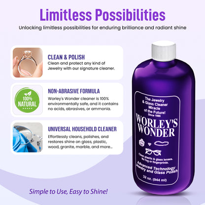 Worley's Wonder - 32 Ounce Refill Bottle (Case of 12)