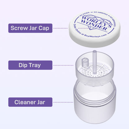 Worley's Wonder - 4 Ounce Soaker Jar (Empty)